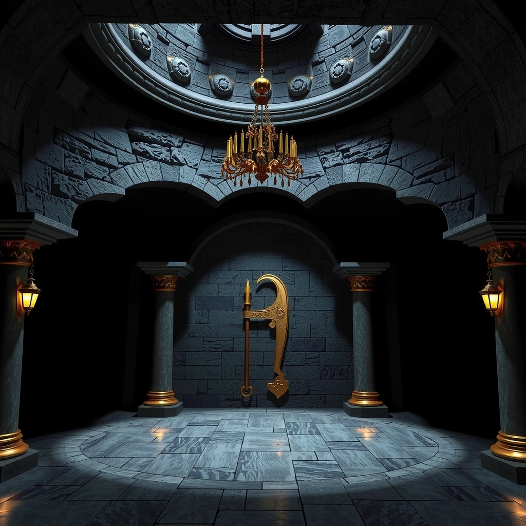 Dark stone castle texture